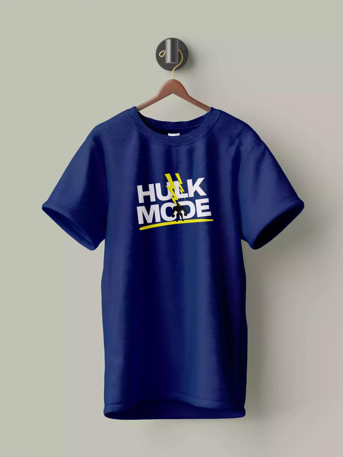 Men HULK MODE Tee Shirt – Power Surge Edition