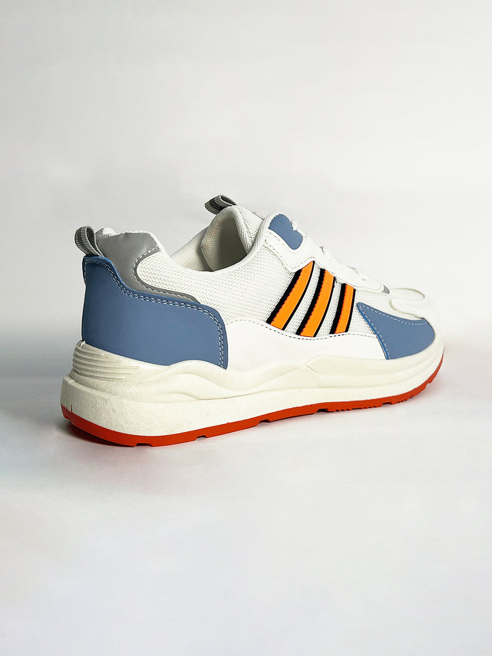 Men Sneaker Swiftix | Kicks That Make a Statement Color White + Orange