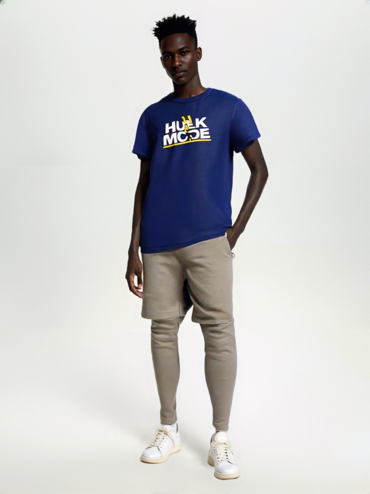 Men HULK MODE Tee Shirt – Power Surge Edition