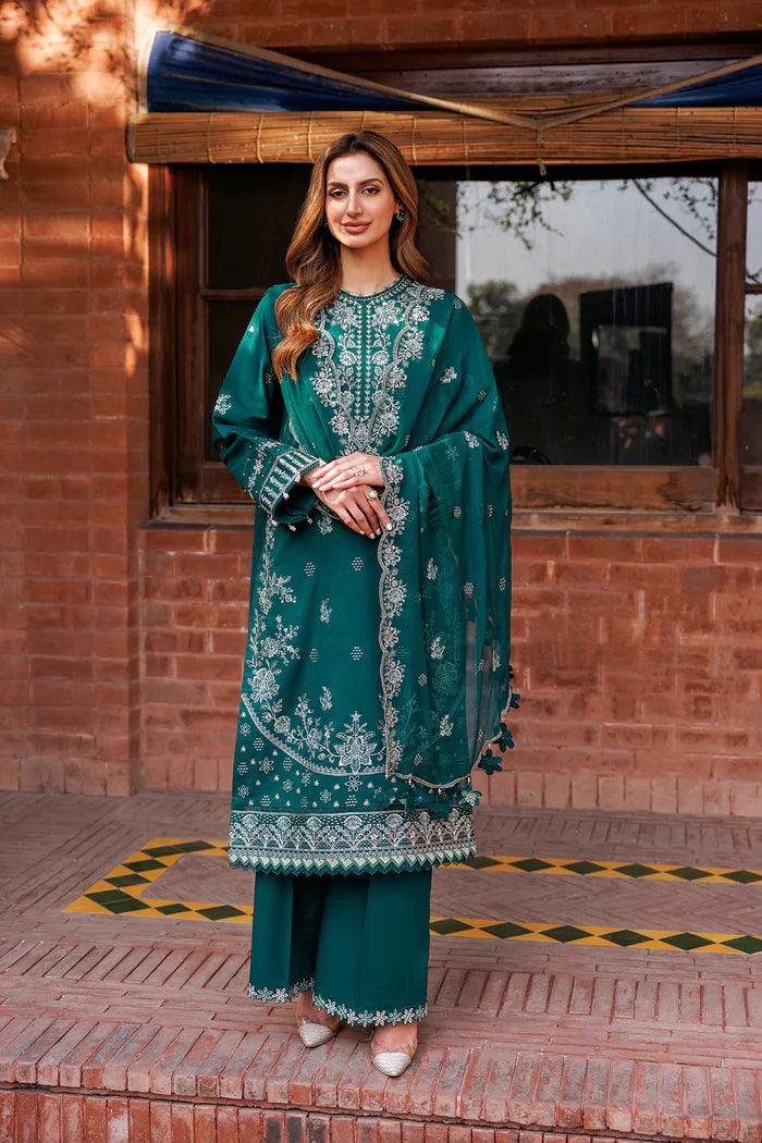 Farasha Available on emb Lawn with Chiffon Emb Dopatta