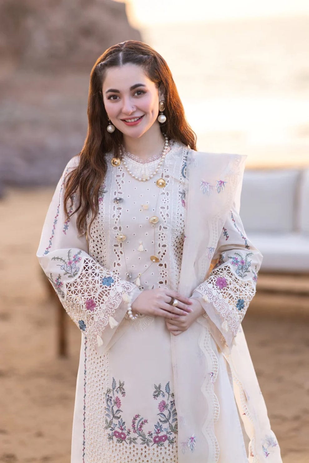 Pakistani Embroidered Lawn Suit