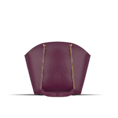 BagX - Claire Maroon PU Leather Totebag, Maroon