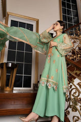 3Pcs Norans Chiffon Embroided Suit