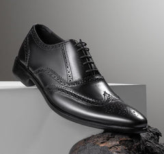 Men's Gazing Black Leather Formal Shoes