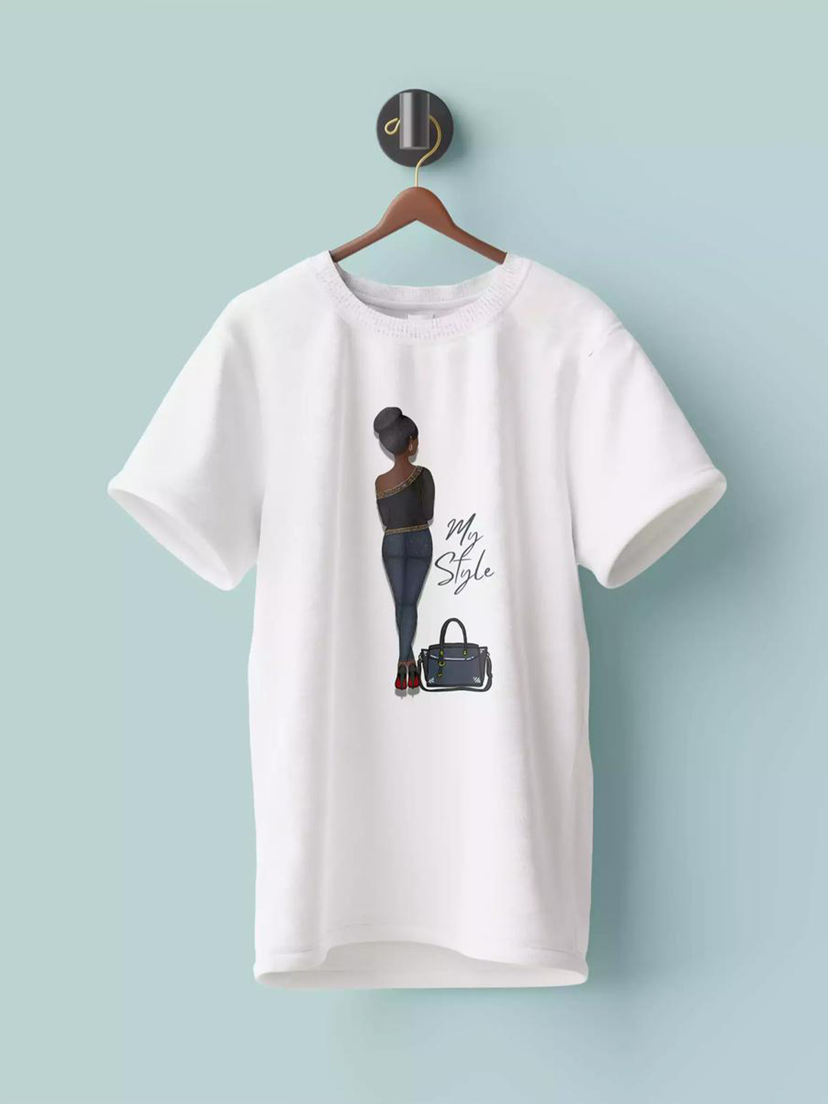 Men Fashion Print Graphic Tee Shirt