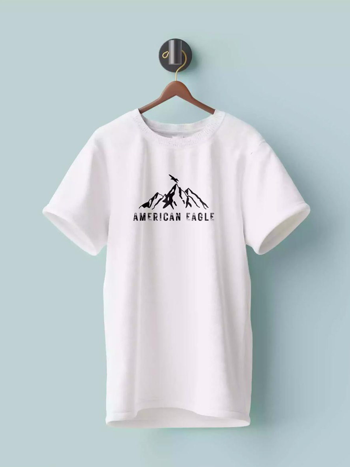 Men American Eagle Mountain Tee Shirt