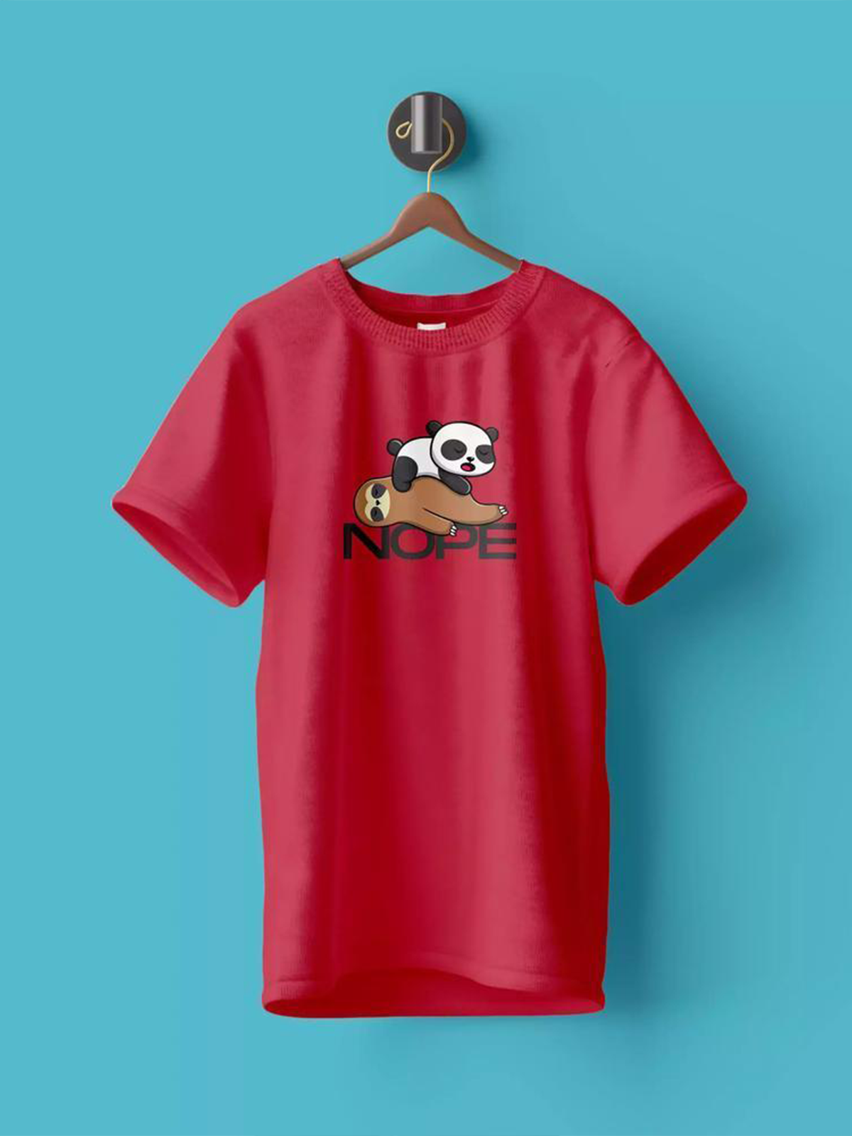 Men Nope Cat Express Tee Shirt