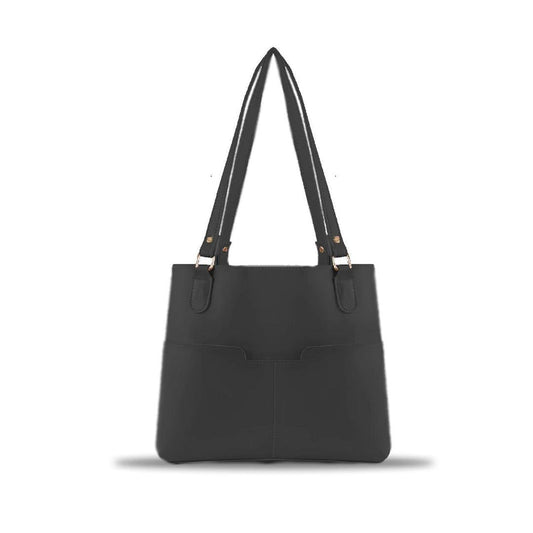 BagX - Fable Black PU Leather Totebag, Black