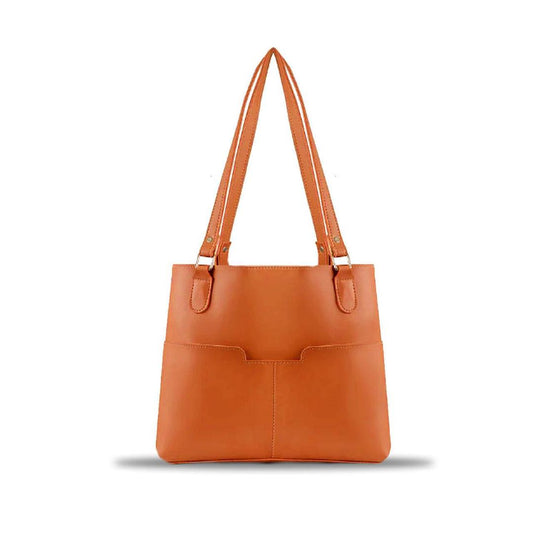 BagX - Fable Brown PU Leather Totebag, Brown