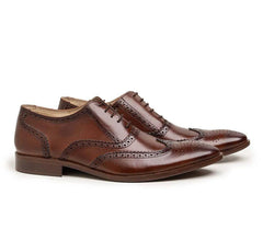 Men's Gazing Brown Leather Formal Shoes