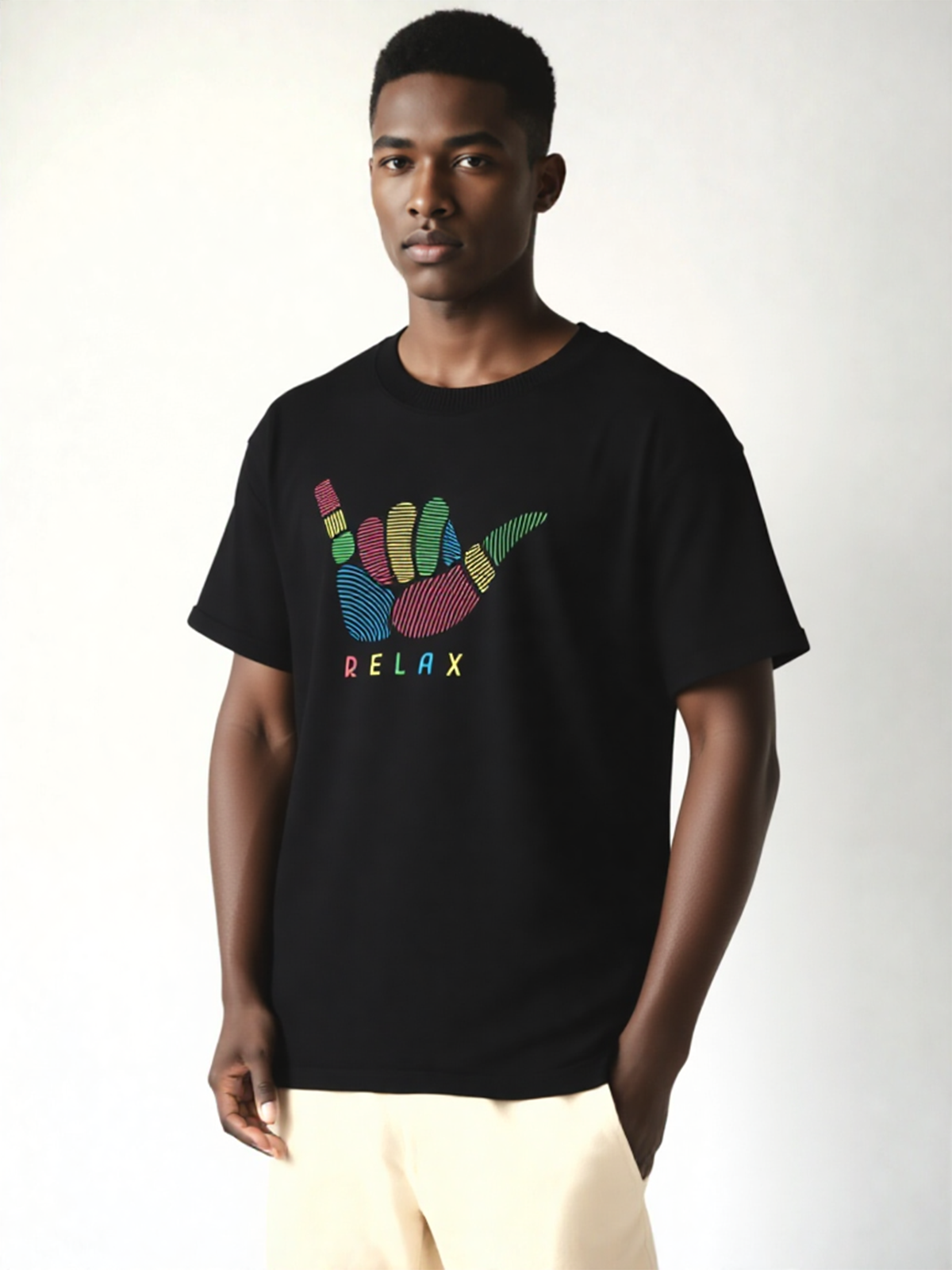 Men Relax Vibes Tee Shirt