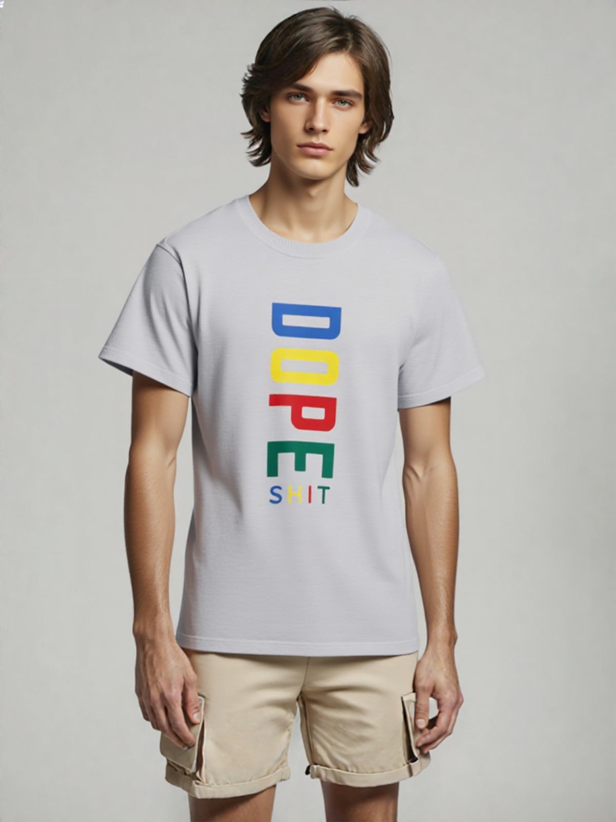 Men Streetwear Graphic Tee Shirt