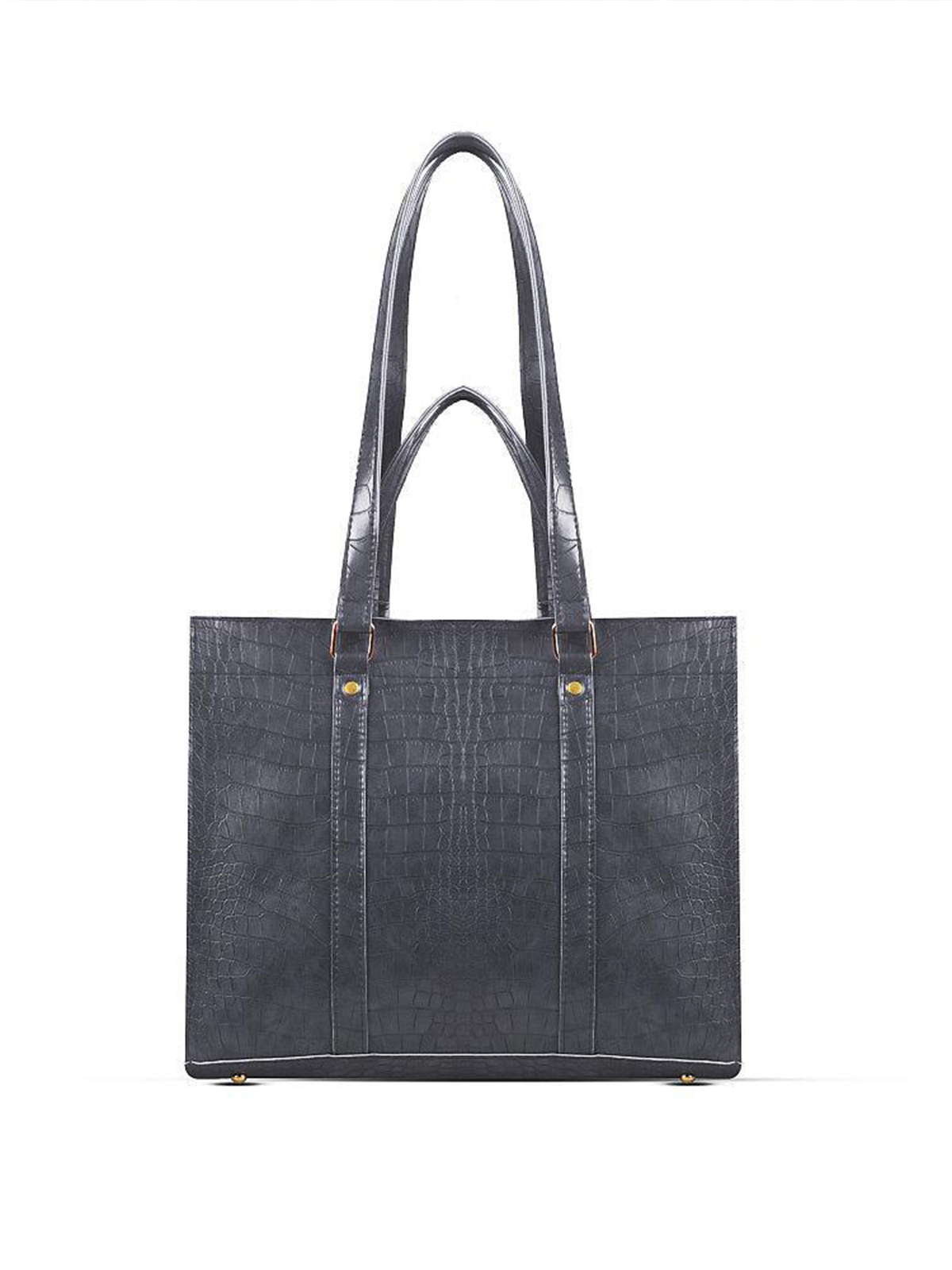 Women Croc-Embossed Tote Bag,