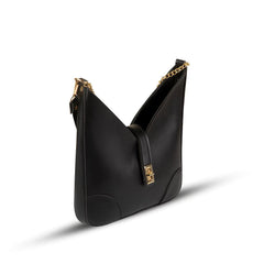 BagX - Sonnet Black PU Leather Shoulderbag, Black