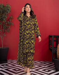 3 Pcs Women Unstitched Linen Printed Suit -Soha