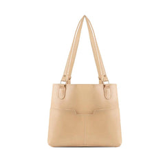 BagX - Fable Beige PU Leather Totebag, Beige