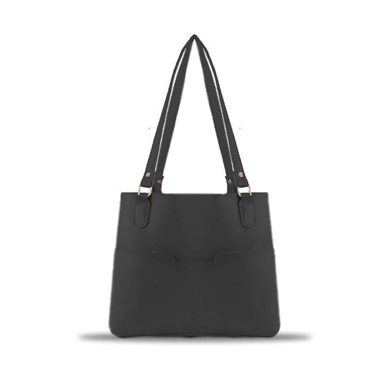 BagX - Fable Black PU Leather Totebag, Black