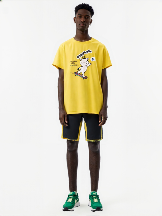 Men Skate Cat Tee Shirt