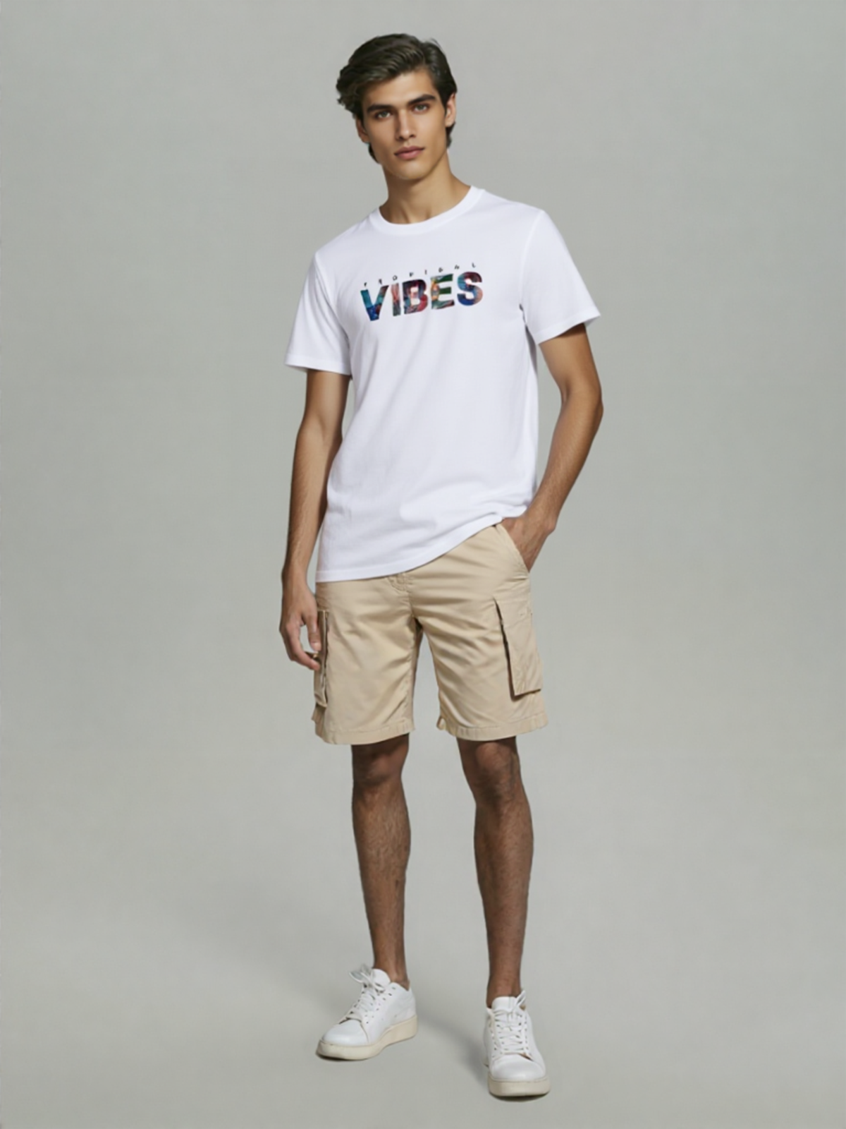 Men Summer Abstract Tee Shirt