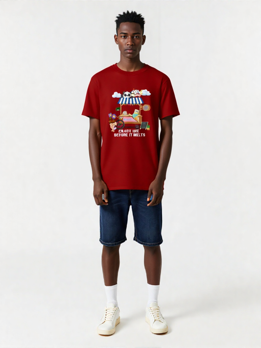 Men Enjoy Life Before It Melts Tee Shirt