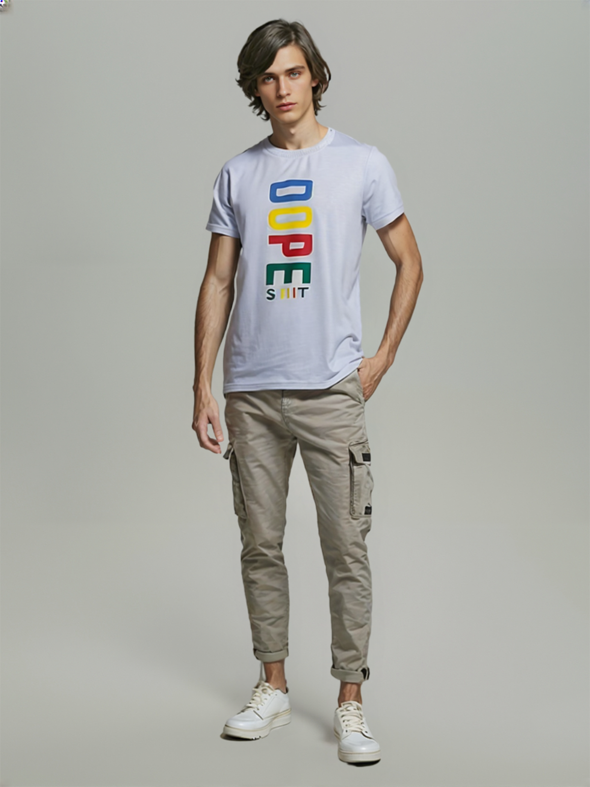 Men Streetwear Graphic Tee Shirt