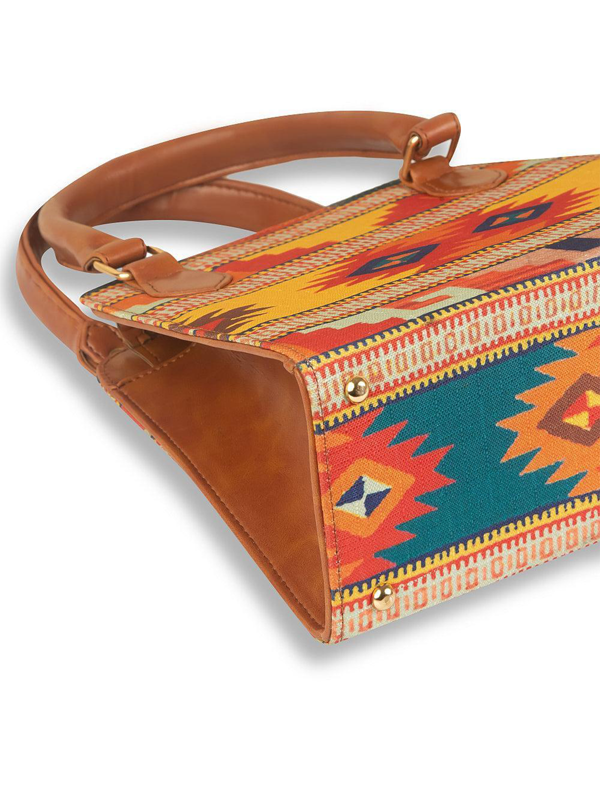 Women Mexicano PU Leather Handbag, Multicolor