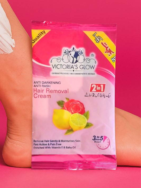 Victoria's Glow 2-in-1 Hair Removal Cream 10 pics