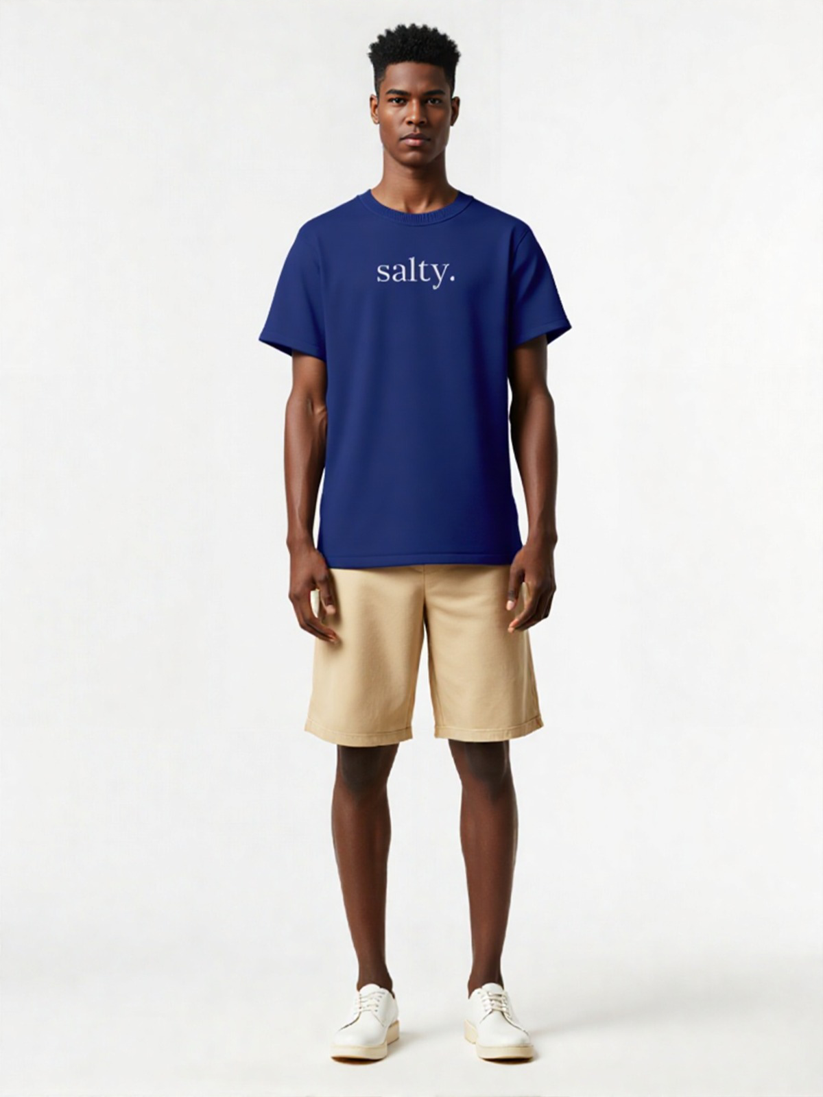 Men Salty Statement Tee Shirt