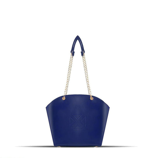 BagX - Claire Blue PU Leather Totebag, Blue