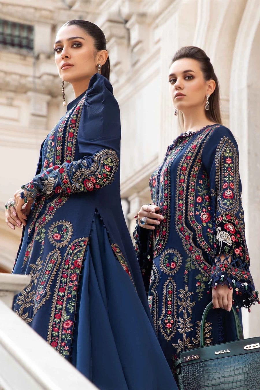 MARIA.B — 3pc on emb Lawn with Chiffon Emb Dopatta