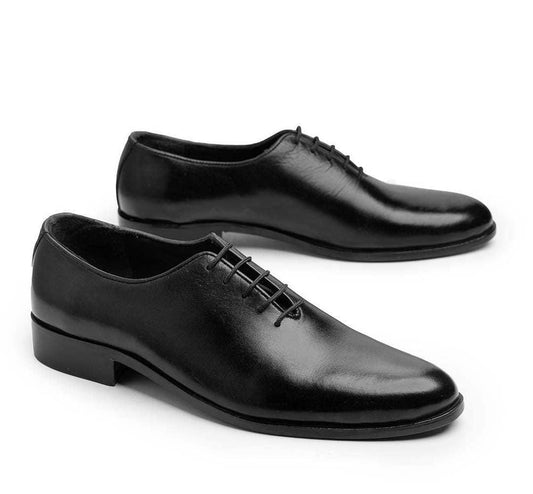 Men's Gomilla Black Leather Formal Shoes