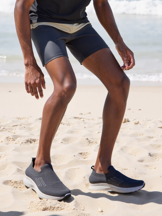 Men Sneaker Scots | Unleash Your Speed  Color Grey