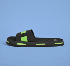 Black Camel Box Style Slides Green