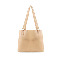 BagX - Fable Beige PU Leather Totebag, Beige