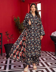 3 Pcs Women Unstitched Linen Printed Suit -Soha