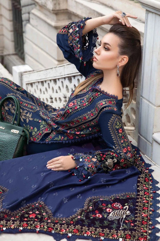 MARIA.B — 3pc on emb Lawn with Chiffon Emb Dopatta
