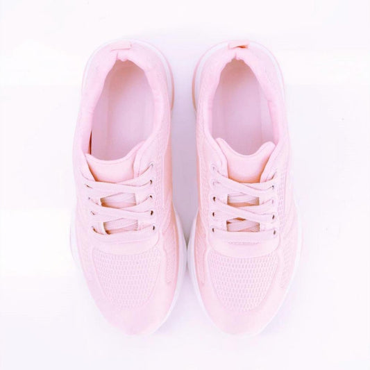 Women's Chunky Sneakers. Pink