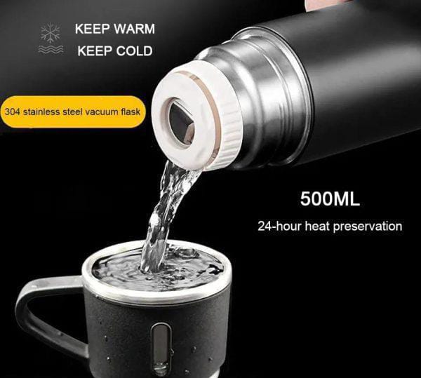 3 In 1  vacuum flask Tharmos With cup set