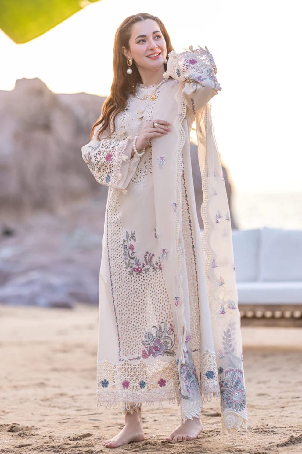 Pakistani Embroidered Lawn Suit