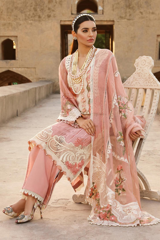 Chrimson Embroidered 3pc Lawn Suit