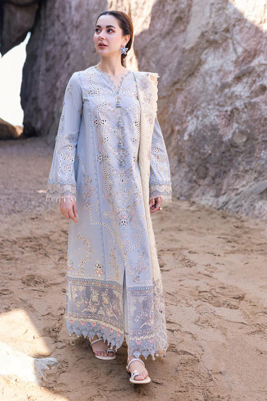 Qalamkar on Fine Quality Lawn with Organza Emb Dopatta