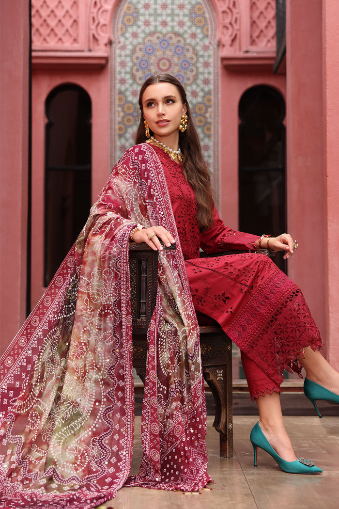 Lawn Cheekan Kari Suit