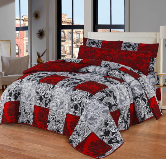 Cotton Printed Double Bed Sheet