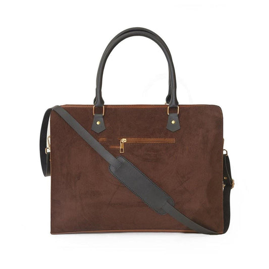 Women's Synthetic Suede Craze Laptop Bag