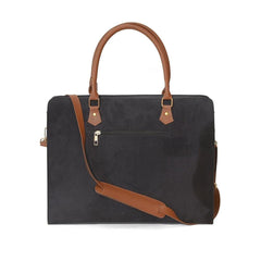 Women's Synthetic Suede Craze Laptop Bag Suede