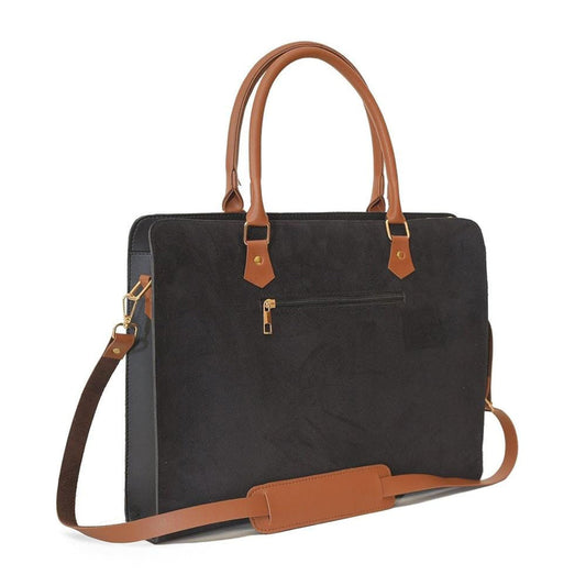 Women's Synthetic Suede Craze Laptop Bag Suede