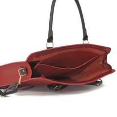 Women's Synthetic Craze Laptop Bag Maroon