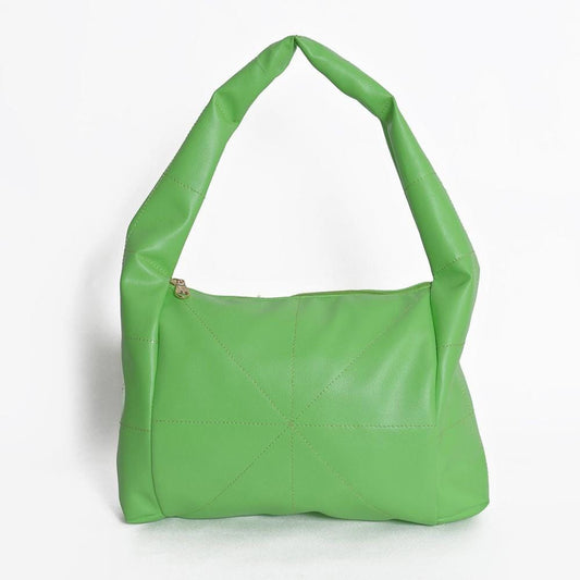 Hobo leather Handbag Set, Green