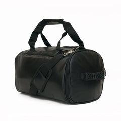 Zorro Synthetic Leather Duffel Bag, Black