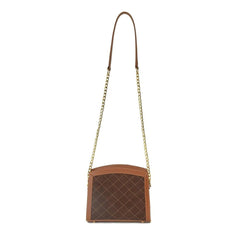 Sonic Leather Crossbody Bag, Brown